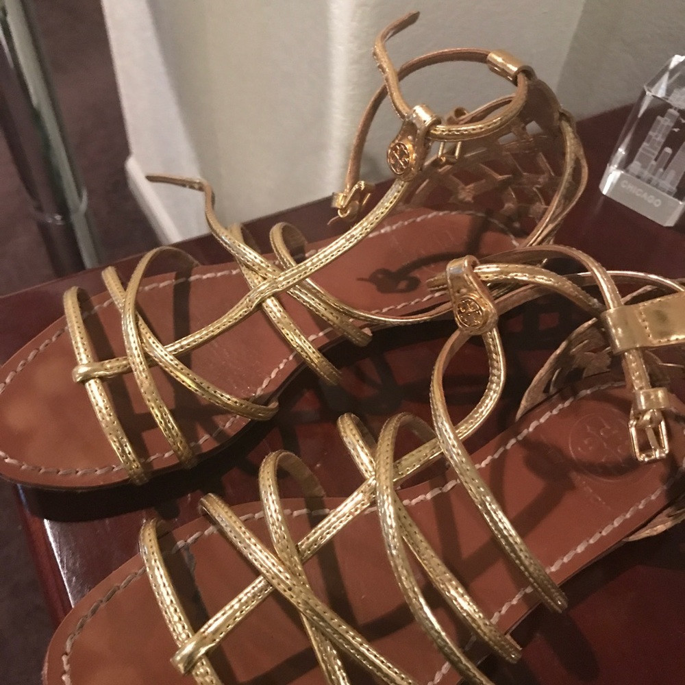 Gold -Tory Burch Sandals